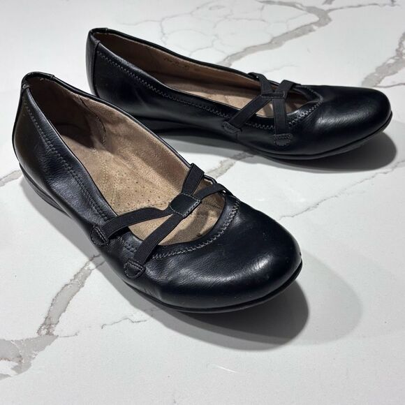 Naturalizer | GoGetter Women’s Mary Jane Black Straps Ballet Flats Shoes 8.5 M - Picture 1 of 11